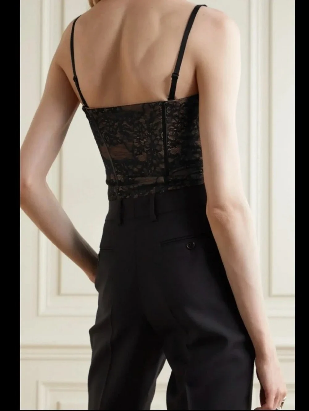 NWT - CAMI NYC x REVOLVE Bianca Silk Floral Lace Bustier Corset Bodysuit